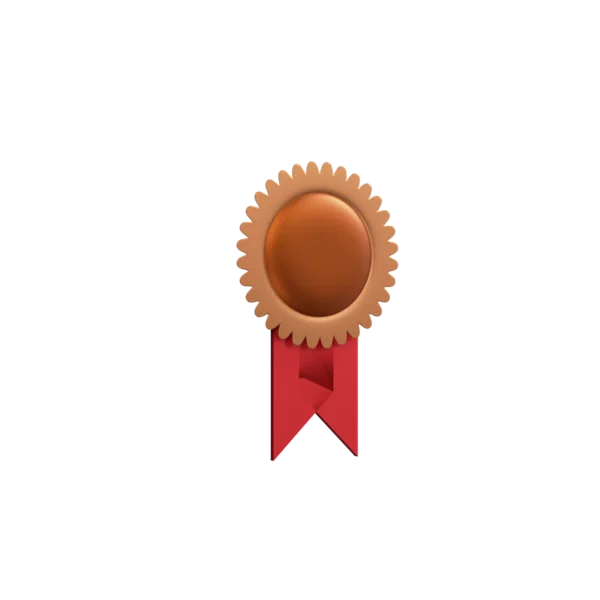 Certificate 2 3D icon, view 3