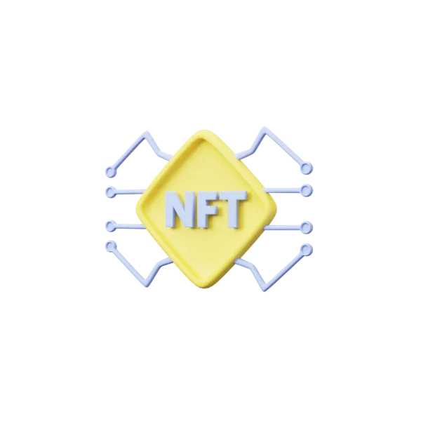 NFT 3D icon, view 2