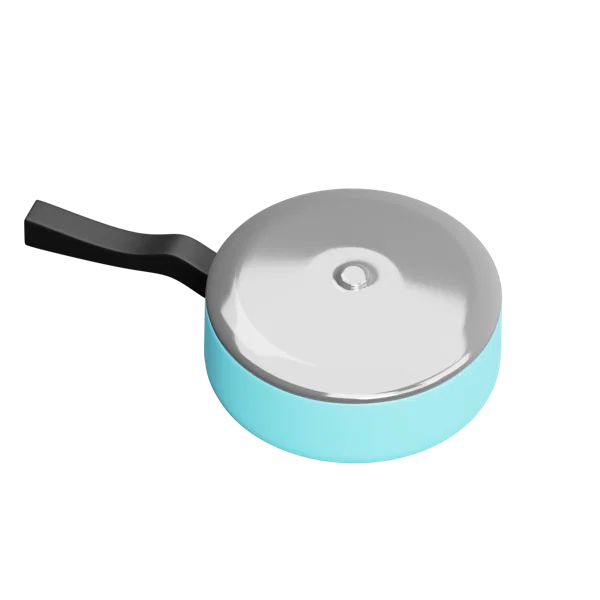 Pot 3D icon, view 4