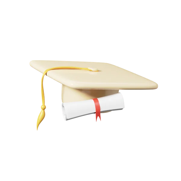 Diploma 3D icon, view 1