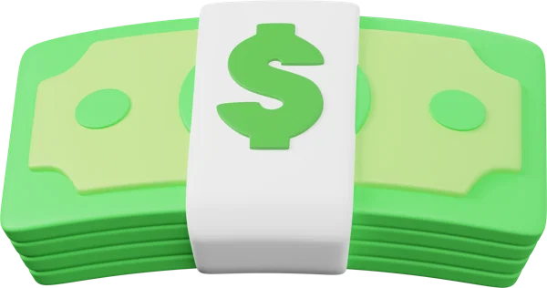 Paper Money 3D icon, view 2