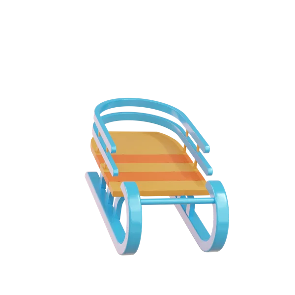 Wintersled 3D icon, view 2