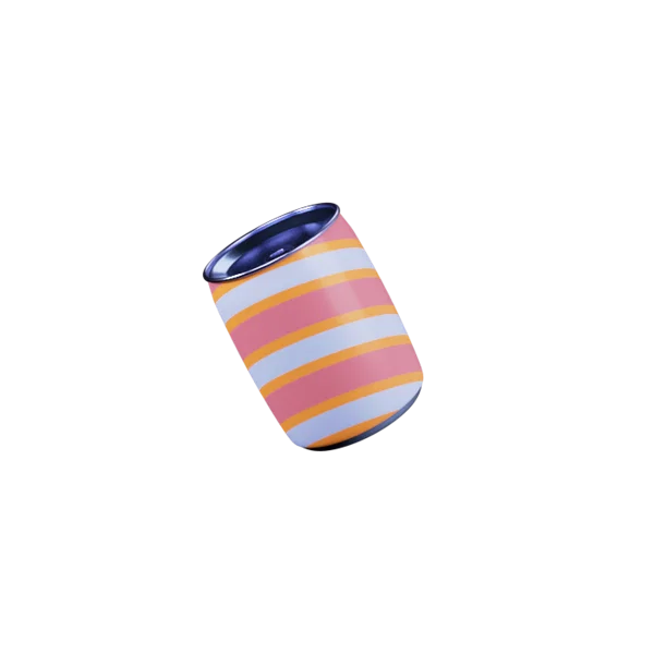 Soda Can 3D icon, view 1