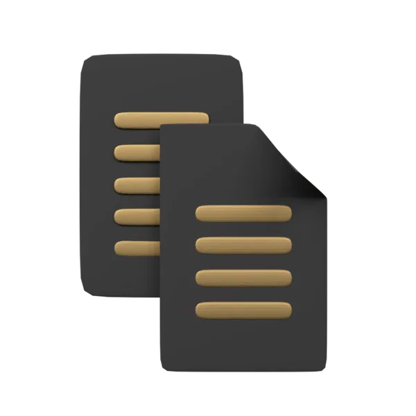 Forms 3D icon, view 1