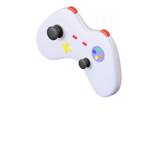 Joystick 2 3D icon, view 5