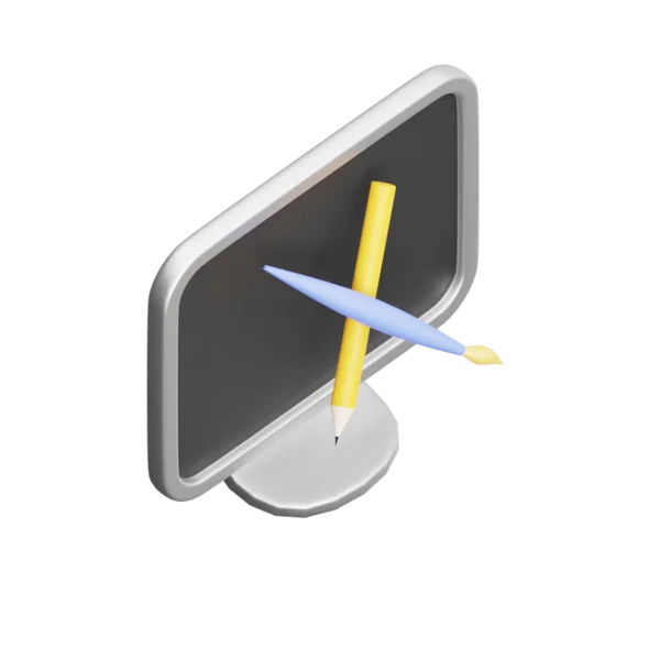 UI 3D icon, view 4