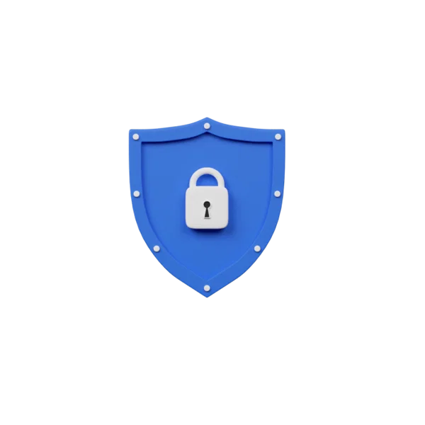 Shield 3D icon, view 1