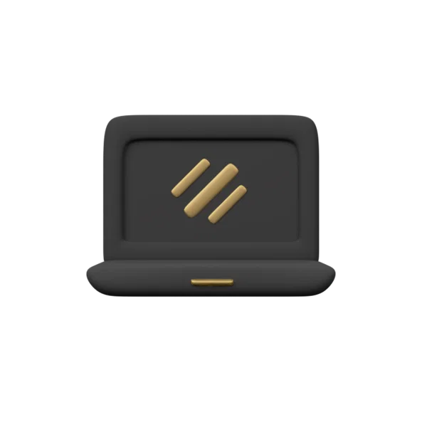 Notebook 3D icon, view 1
