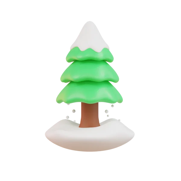 Tree 3D icon, view 1