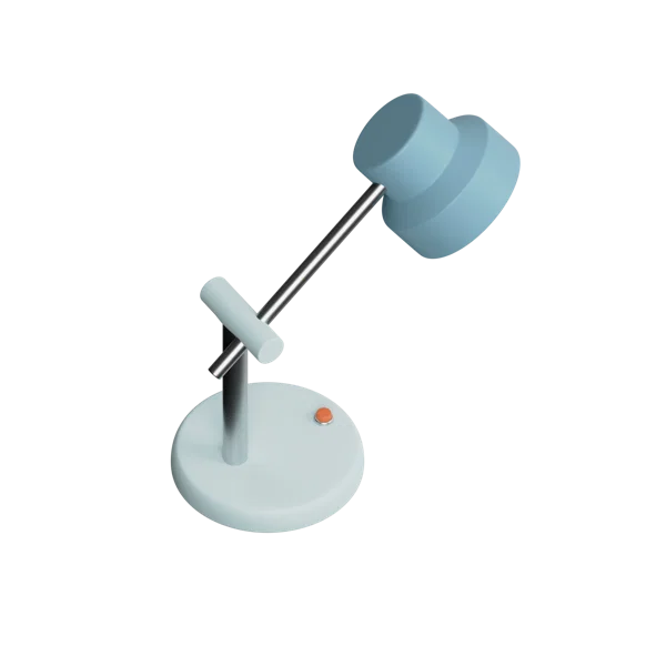 Lamp 3D icon, view 4