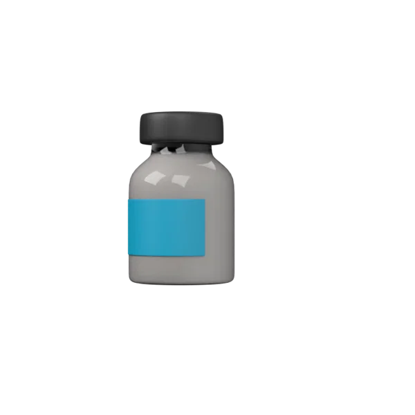 Vial 3D icon, view 2