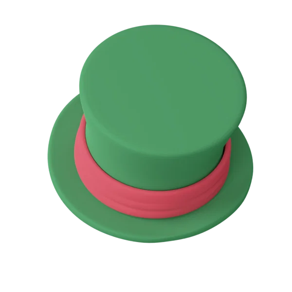 Hat 3 3D icon, view 5