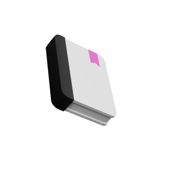 Book 3D icon, view 3