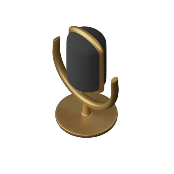 Microphone 3D icon, view 5