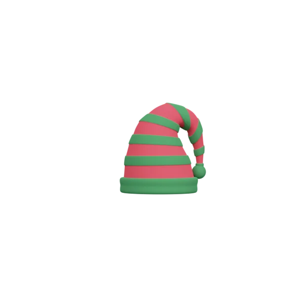 Hat 2 3D icon, view 3