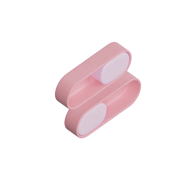 Toggle Buttons 3D icon, view 4