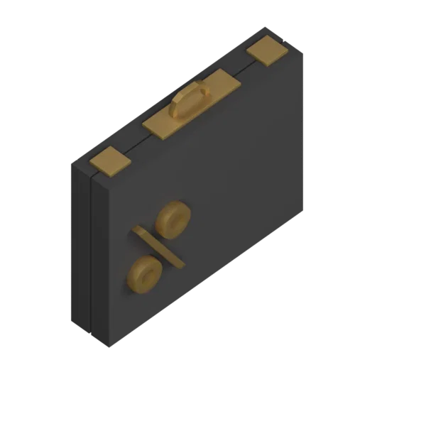 Briefcase 2 3D icon, view 4