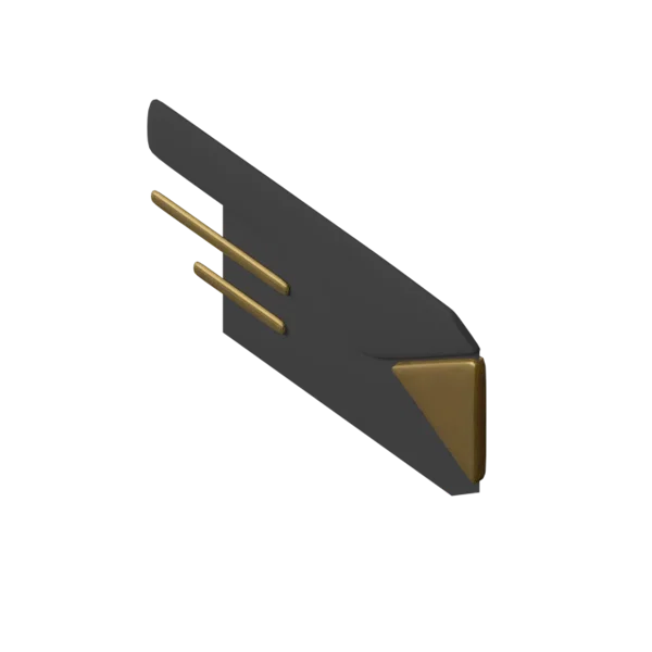 Letter 3D icon, view 5