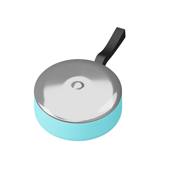 Pot 3D icon, view 5