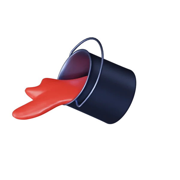 Paint Bucket Tool 3D icon, view 5