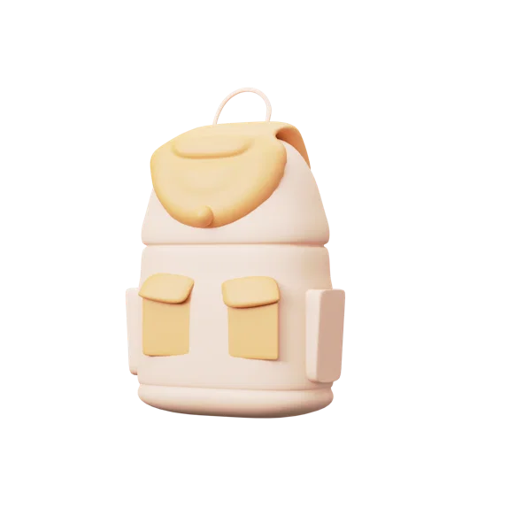 School Bag 2 3D icon, view 2