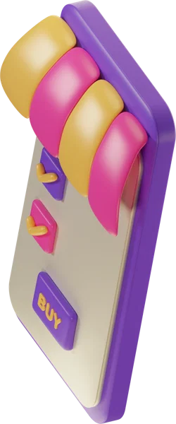 Telephone 3D icon, view 5