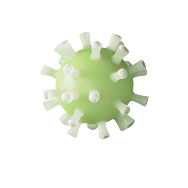 Virus 3D icon, view 5