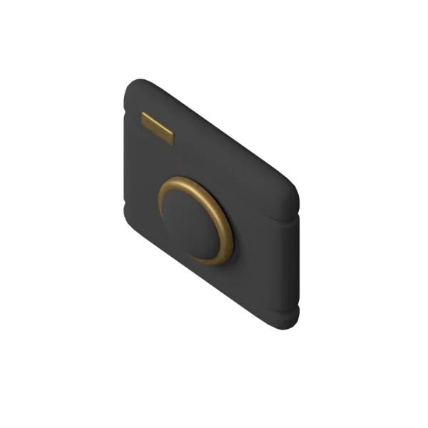 Camera 2 3D icon, view 5