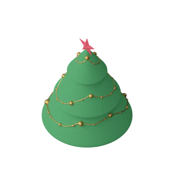 Tree 2 3D icon, view 5