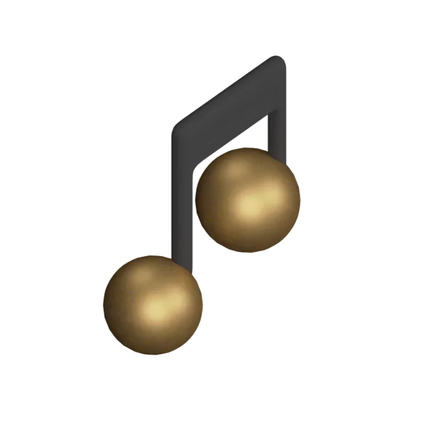 Note 3D icon, view 4