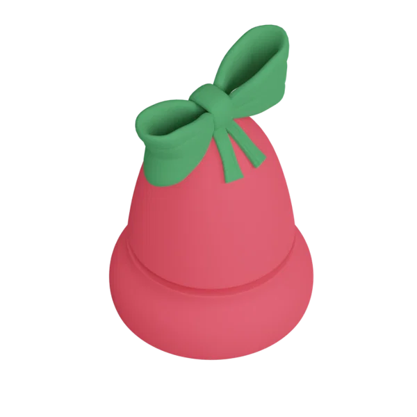 Bell 3D icon, view 4
