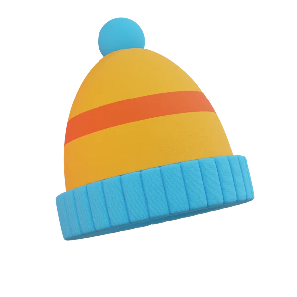 Hat 3D icon, view 3