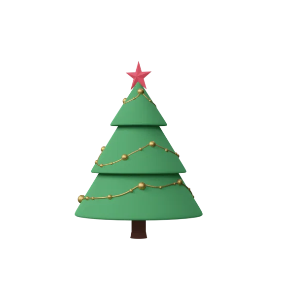 Tree 2 3D icon, view 2