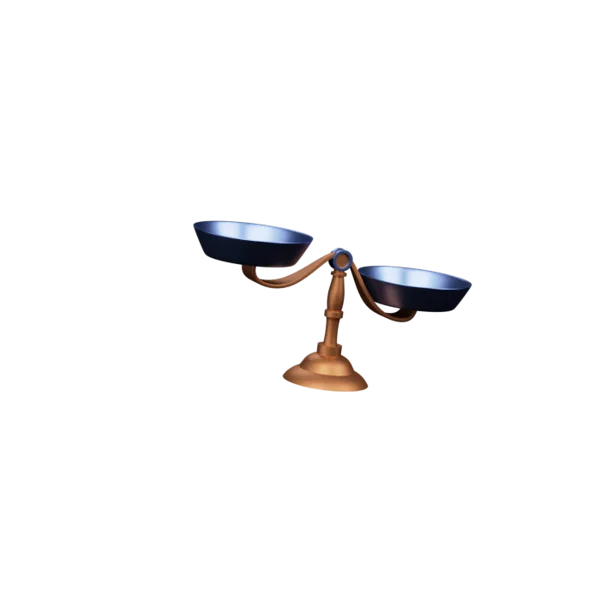 Weighing Scale 2 3D icon, view 3