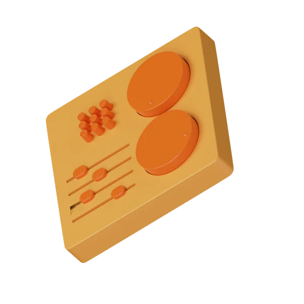Mixer 3D icon, view 5