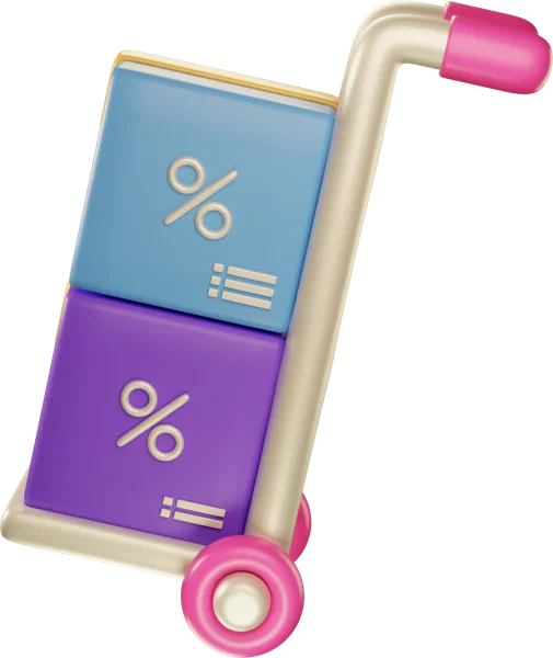 Delivery 3D icon, view 2