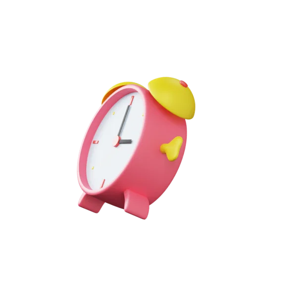 Alarm 3D icon, view 2
