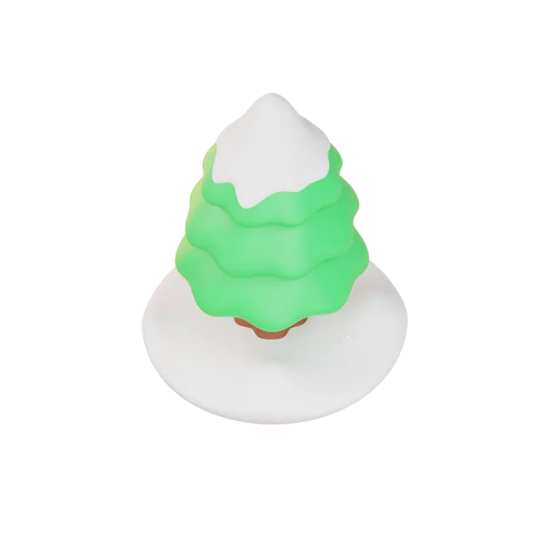 Tree 3D icon, view 5