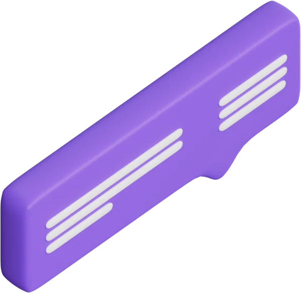 Speech Bubble 31 3D icon, view 4