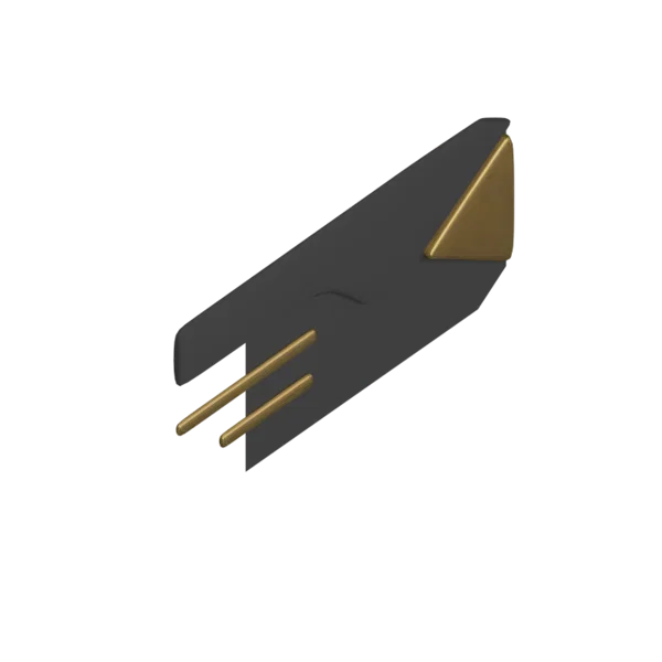 Letter 3D icon, view 4