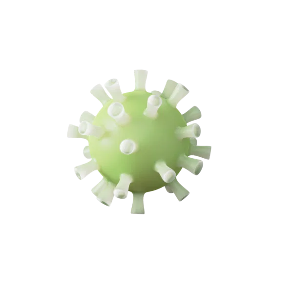 Virus 3D icon, view 2