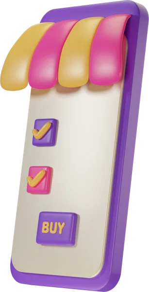 Telephone 3D icon, view 2