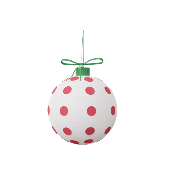 Ball (dots) 3D icon, view 2