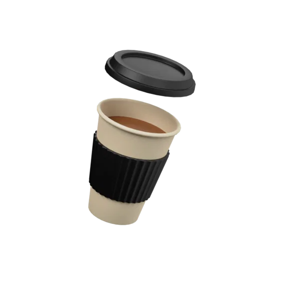 Coffee Cup 3D icon, view 1