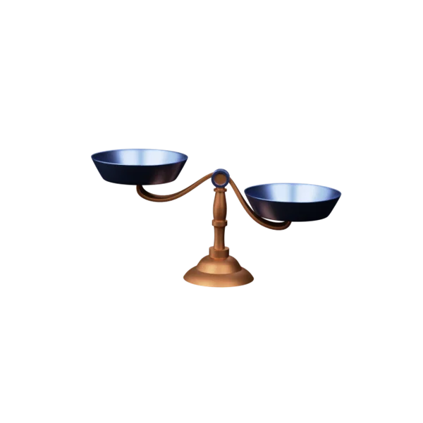 Weighing Scale 2 3D icon, view 1