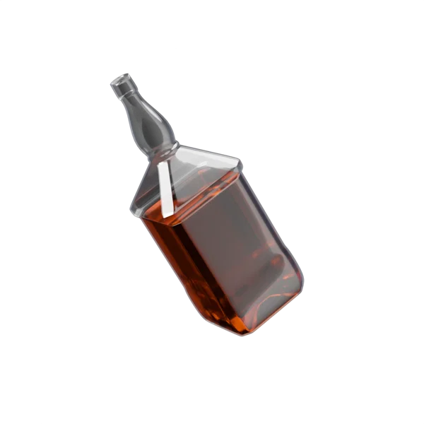 Whiskey 3D icon, view 2