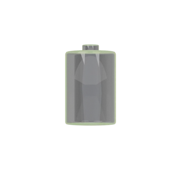 Battery - Empty 3D icon, view 1