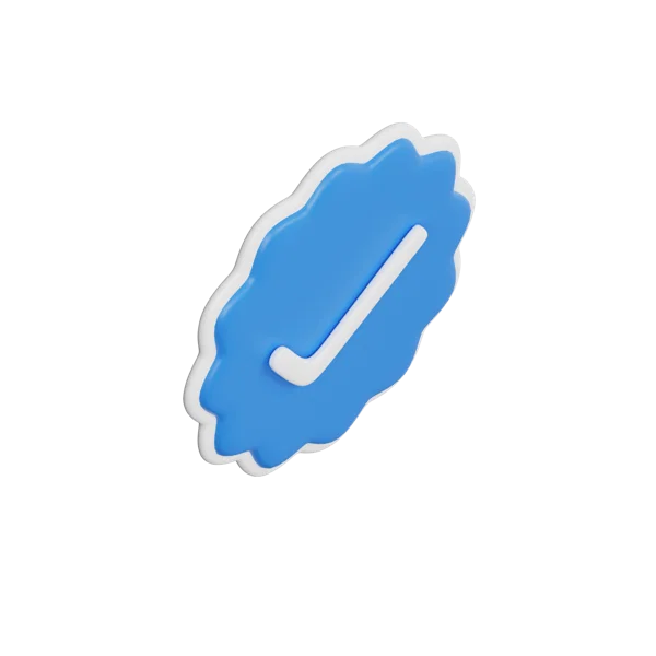 CheckMark 3D icon, view 4