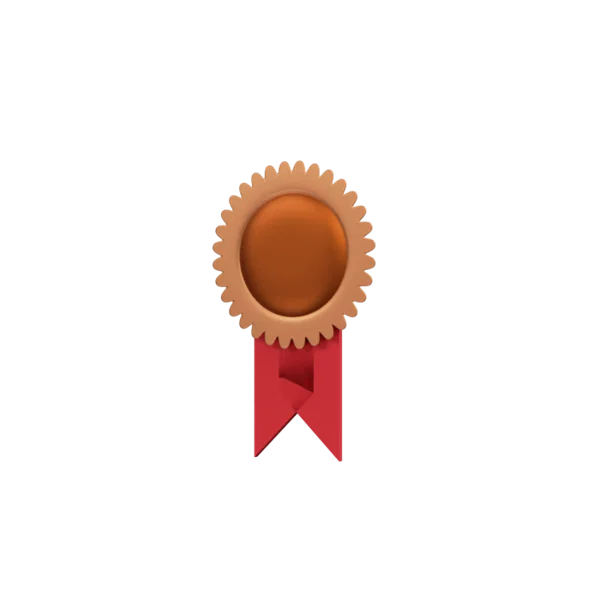 Certificate 2 3D icon, view 2