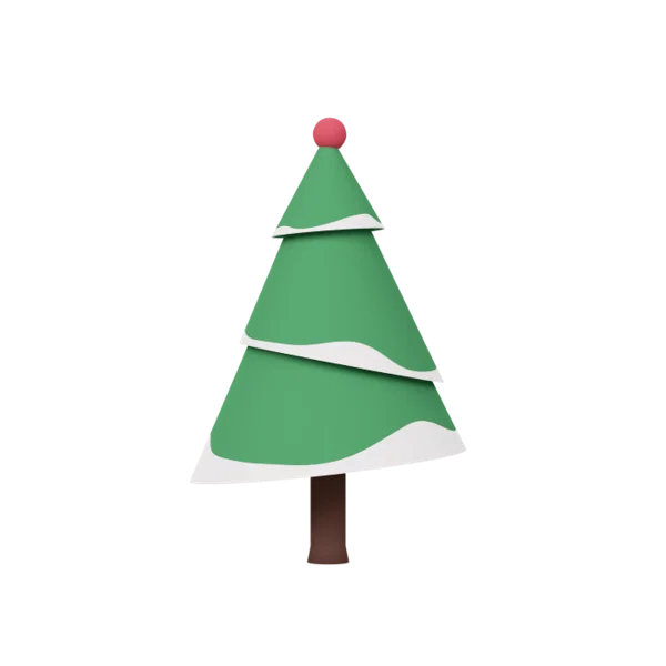 Tree 1 3D icon, view 1